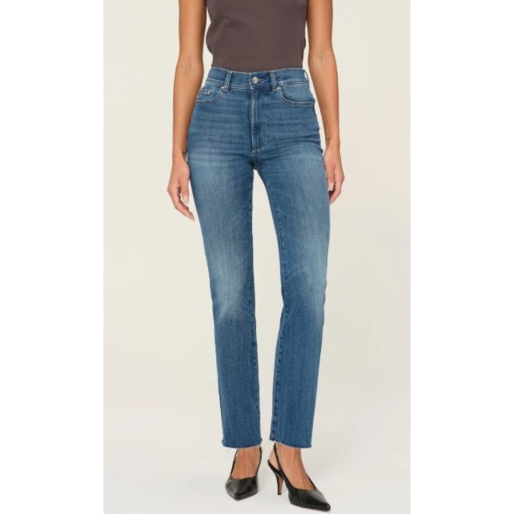 DL 1961 Halle Straight High Rise Instasculpt 29" Jeans Size 28 Palm Springs